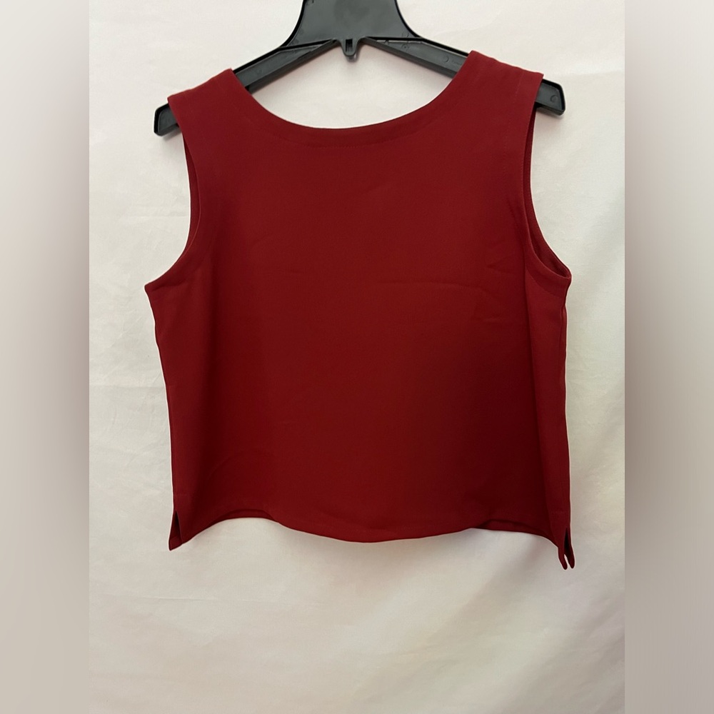 Allie coosh Designer women’s tank top sleeveless pullover cropped Small
